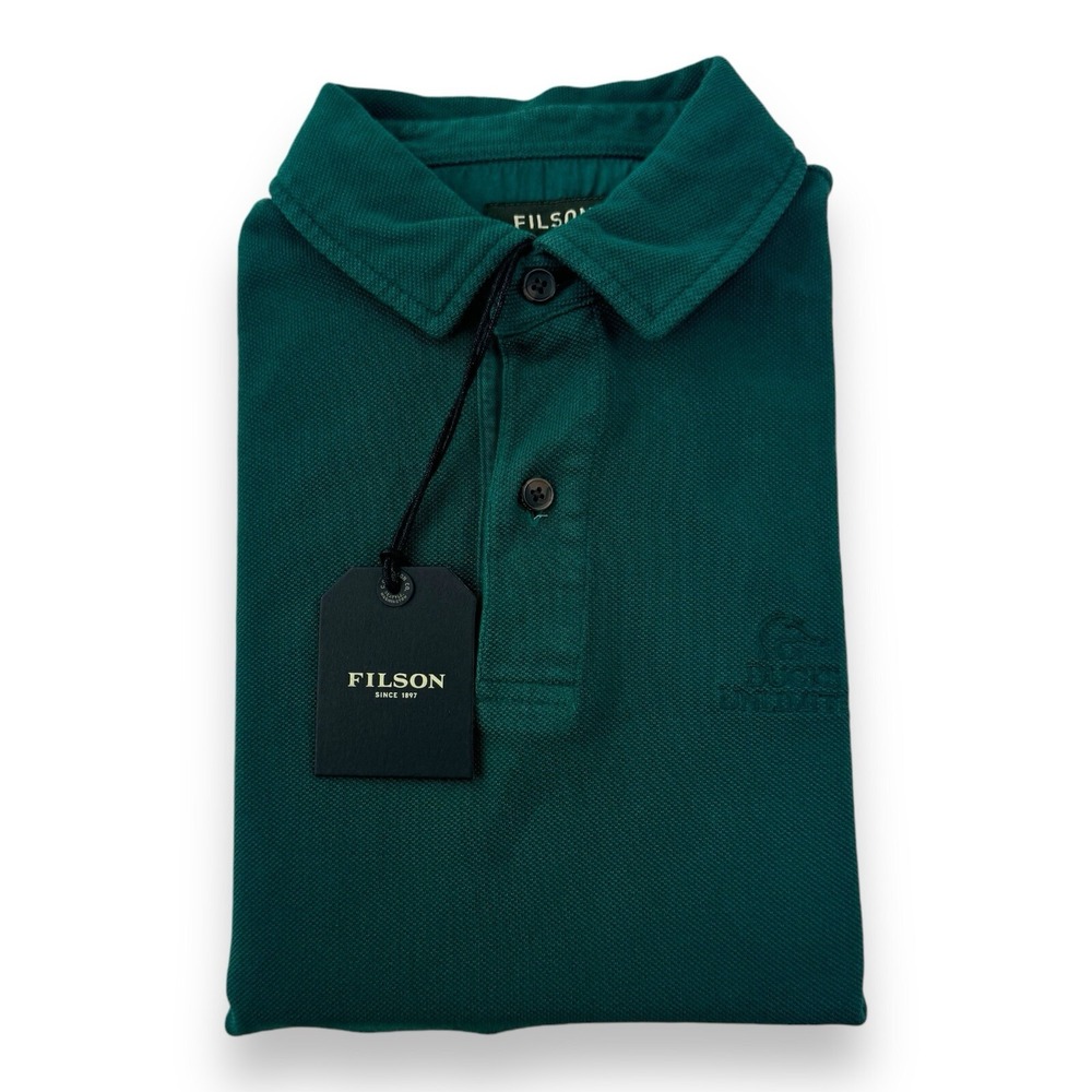 C.C. Filson x Ducks‎ Unlimited Men's Size Small Salt Marsh Cotton Polo Shirt NWT